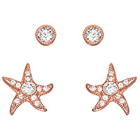 Swarovski Ohrstecker-Set - Seestern -