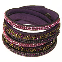 Schmuckband -Mosaik - purple