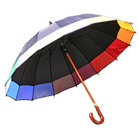 Regenschirm -Regenbogen-