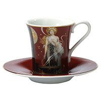 Sacred Fire I - Espressotasse von Michael Parkes