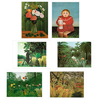 Künstler-Postkarten-Set Henri Rousseau