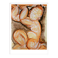 Künstlerpostkarte Modigliani -Rosa Karyatide-