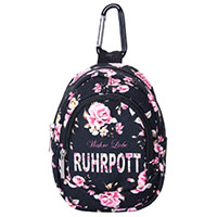 XS-Gürteltasche  - Ruhrpott - mit zauberhaftem Blumen-Ornament