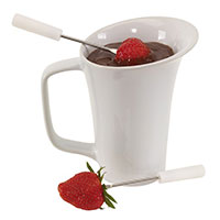 Keramik-Fondue -Hot chocolate-