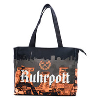 Stylischer Shopper - Ruhrpott L - mit Revier-Skyline von Robin Ruth