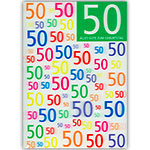 3D-Karte 50. Geburtstag