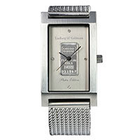 L&G Armbanduhr - Platinbar -